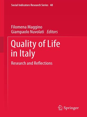 cover image of Quality of life in Italy